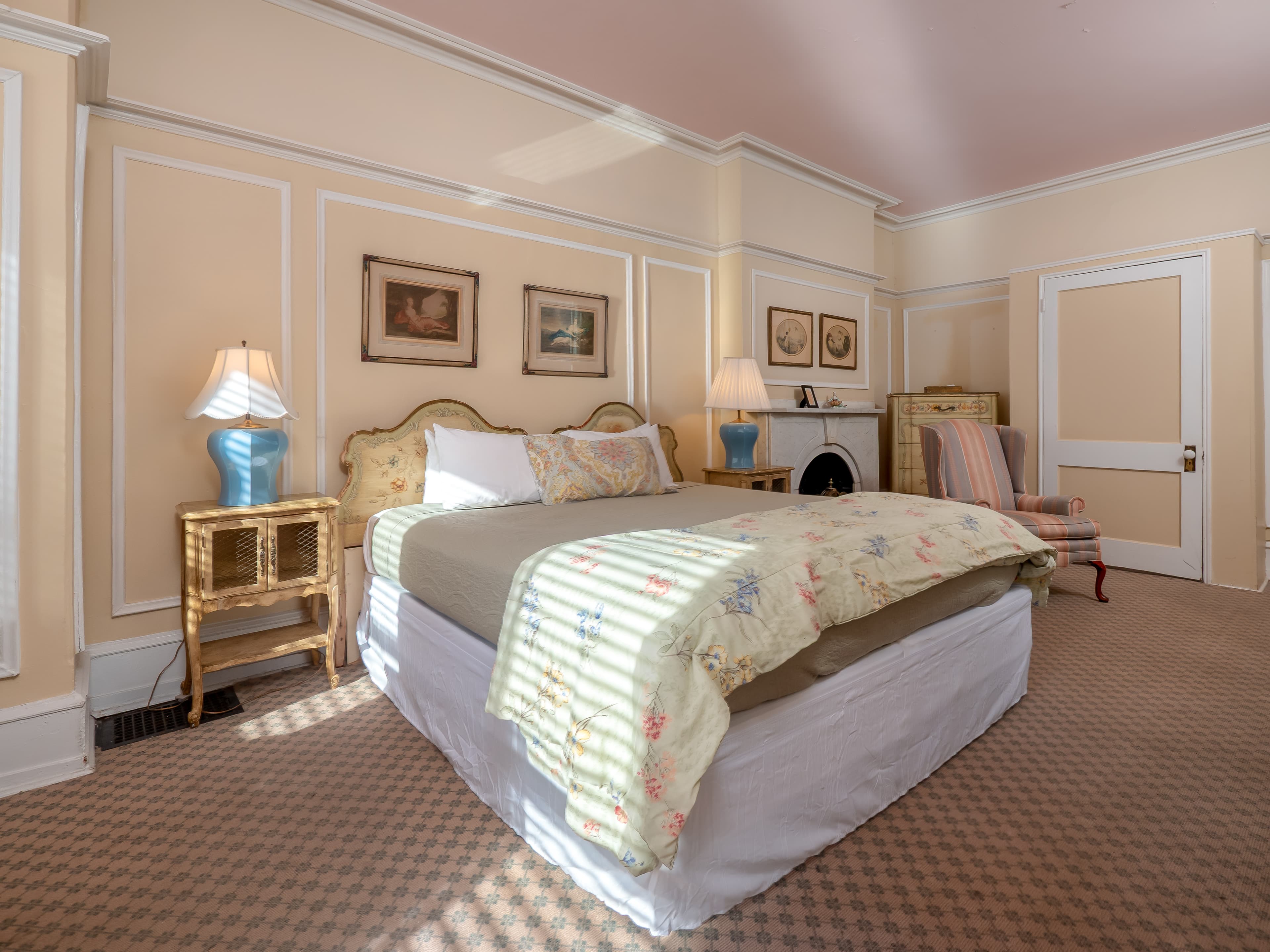 Alternate view of the bedroom facing the entrance.